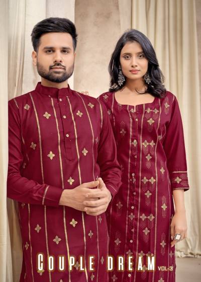 Couple Dream Vol 3 By Banwery Pure Cotton Festive Wear Combo Collection